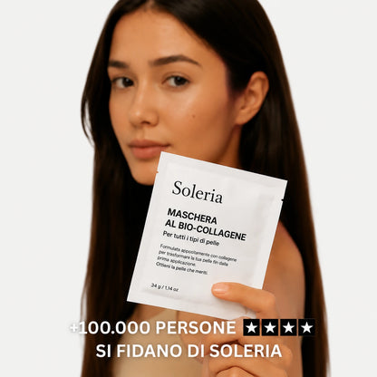 Maschera al biocollagene