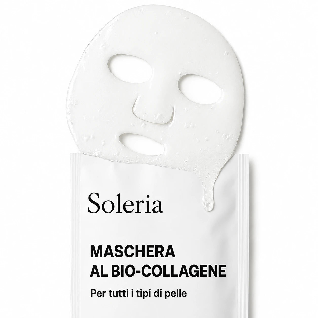 Maschera al biocollagene