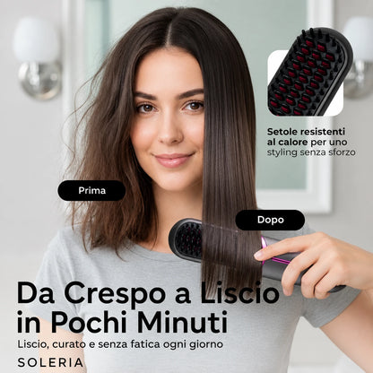 Soleria AirBrush™ Pro | Spazzola per lo styling senza fili