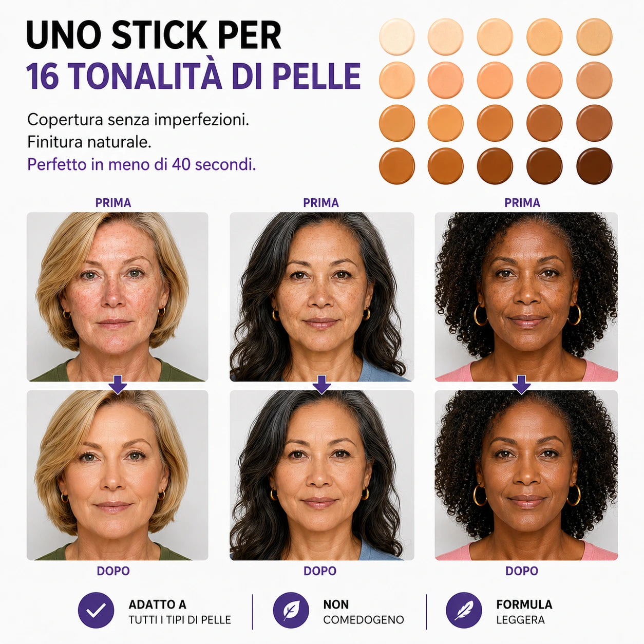 Stick fondotinta – Lo stick che dona nuova luminosità alla pelle matura
