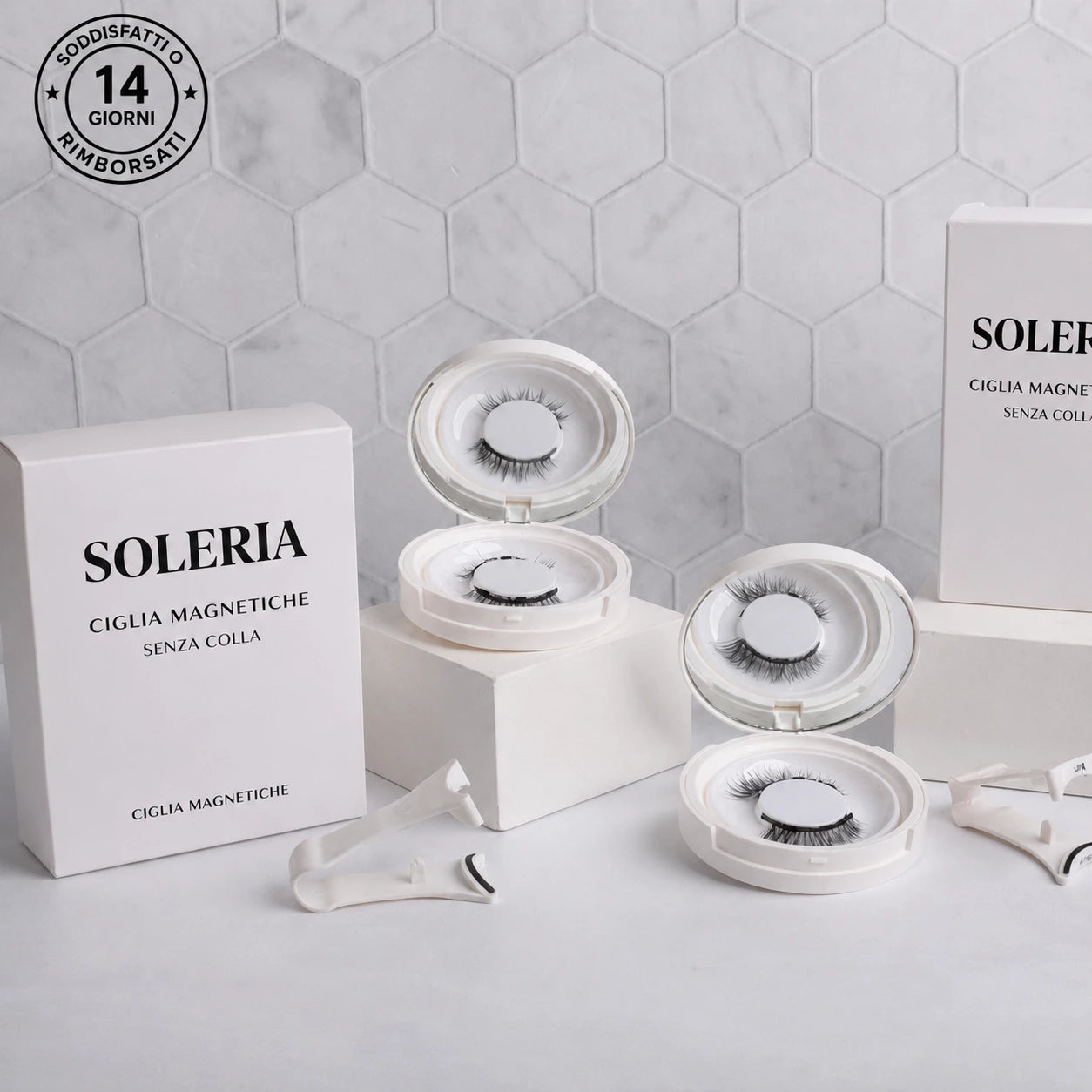 Ciglia finte magnetiche Soleria™ senza colla