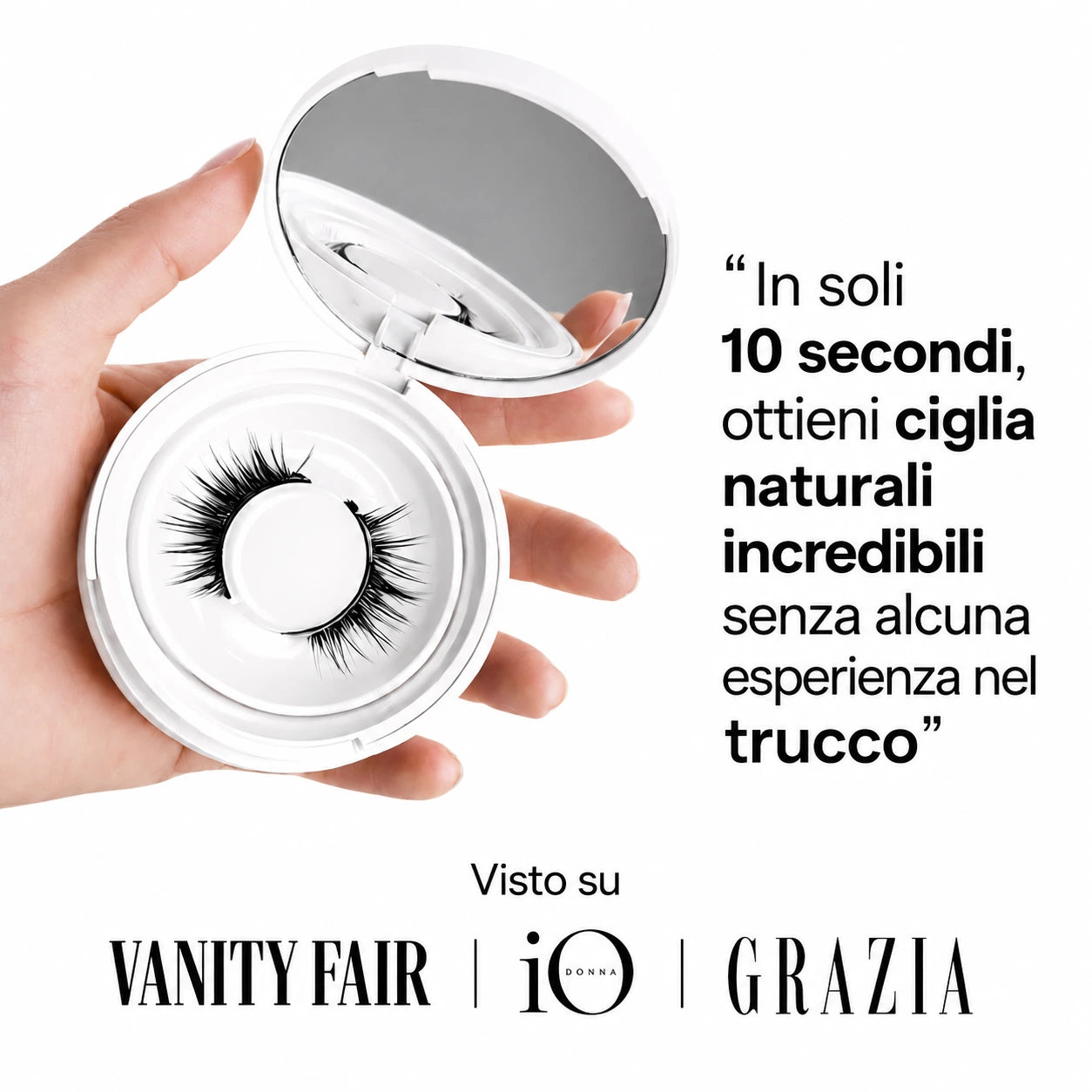 Ciglia finte magnetiche Soleria™ senza colla