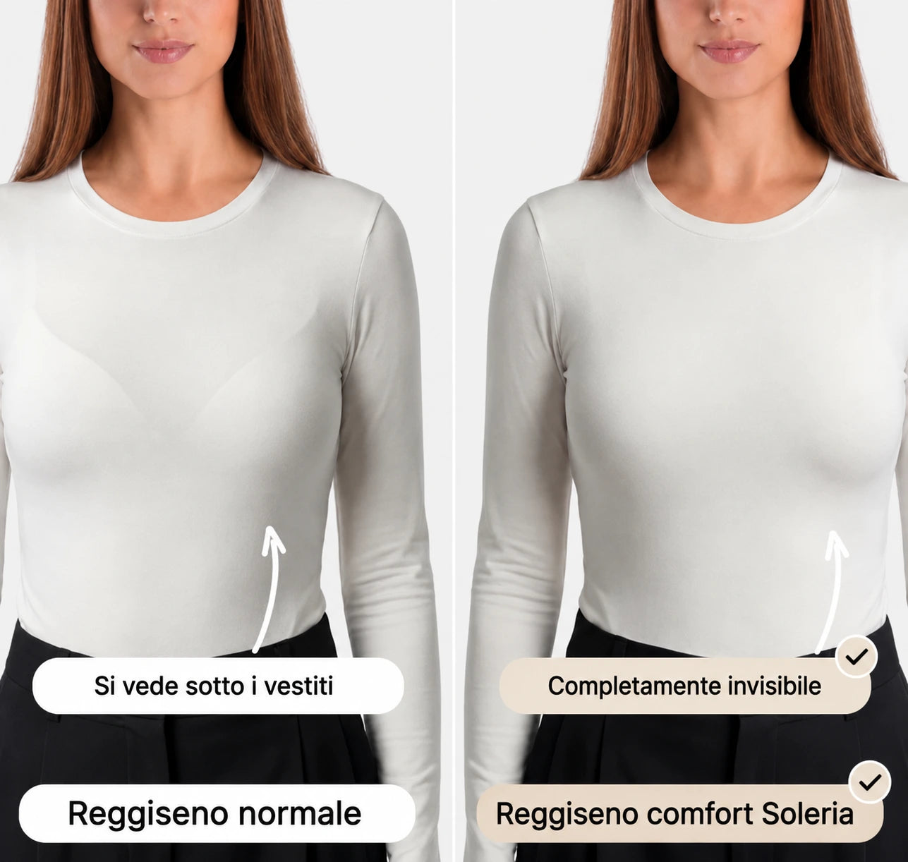 Reggiseno Soleria senza cuciture né ferretti