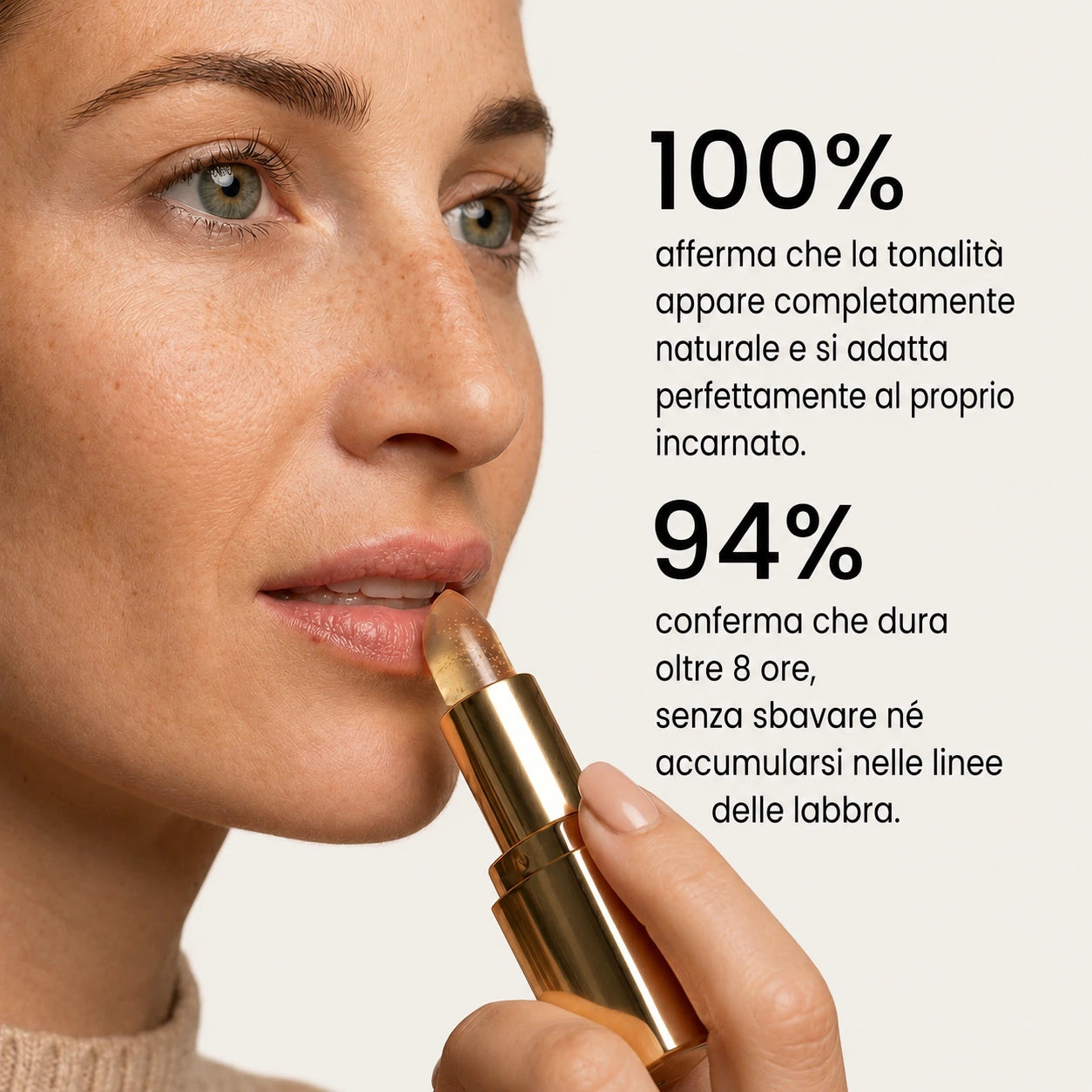 Rossetto che si adatta al pH