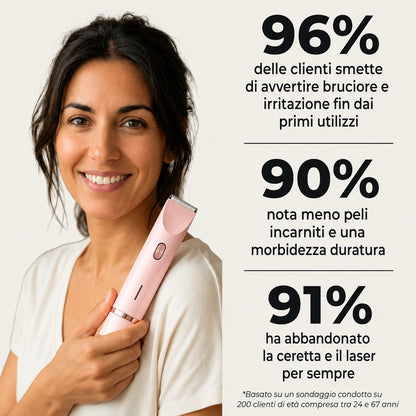 Rasoio 2 in 1 per zona bikini e corpo