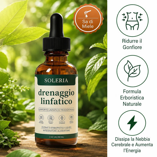 Drenaggio linfatico Soleria - Gocce naturali