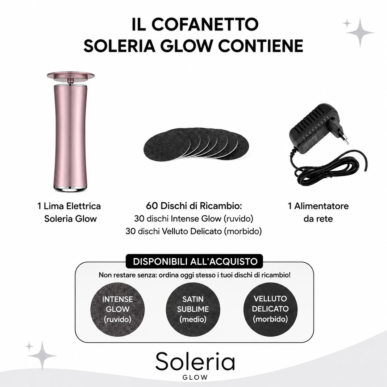 Soleria Glow™ – Kit per la bellezza dei piedi