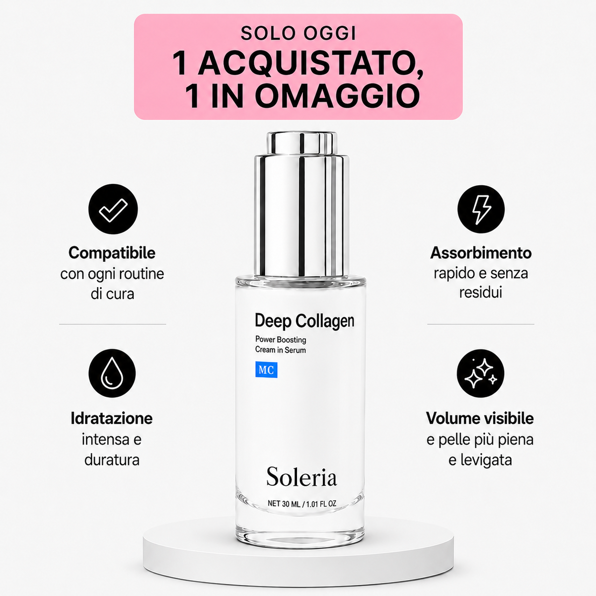 Siero al collagene coreano per pelli mature