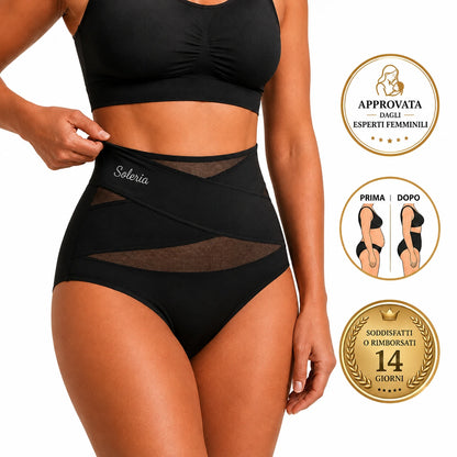 Slip modellante post-parto con fascia incrociata a 360°