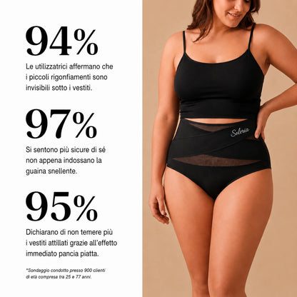 Slip modellante post-parto con fascia incrociata a 360°