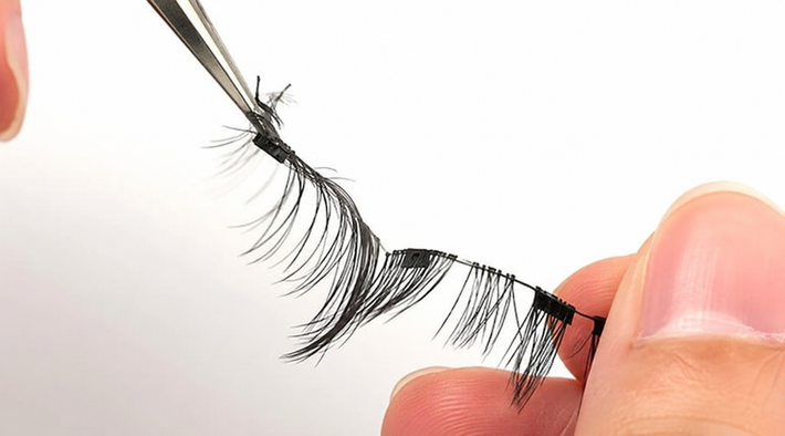 Step 1: Separate magnetic lashes