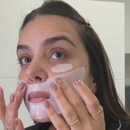Maschera al biocollagene