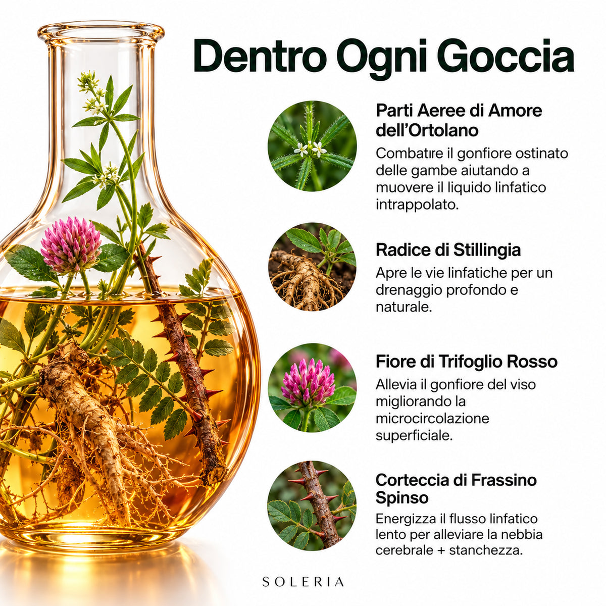 Drenaggio linfatico Soleria - Gocce naturali