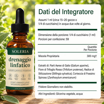 Drenaggio linfatico Soleria - Gocce naturali