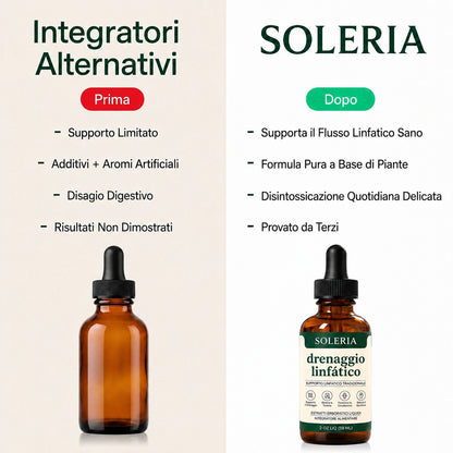 Drenaggio linfatico Soleria - Gocce naturali